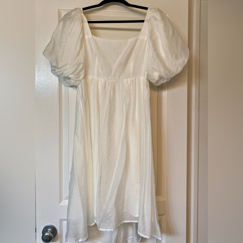ASTR The Label Bethel White Dress, Size Small